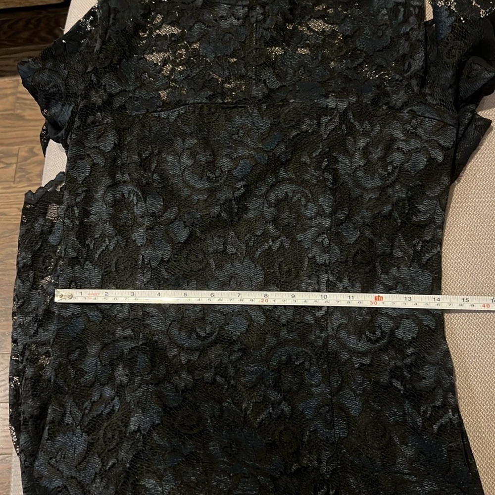 Ganni Elegant Navy Lace Dress Size 6 - Picture 14 of 15